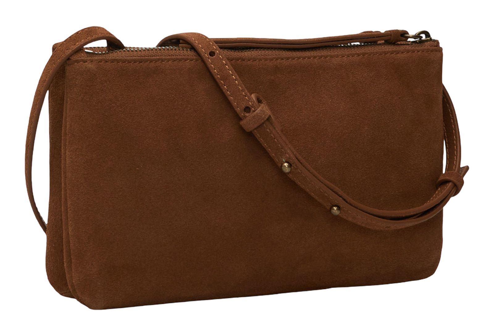 LIEBESKIND BERLIN Zena Double Crossbody Bag S Brown LIEBESKIND BERLIN Zena Double Crossbody Bag S Brown