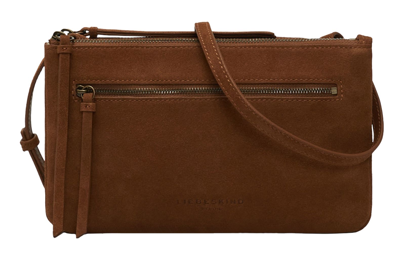 LIEBESKIND BERLIN Zena Double Crossbody Bag S Brown