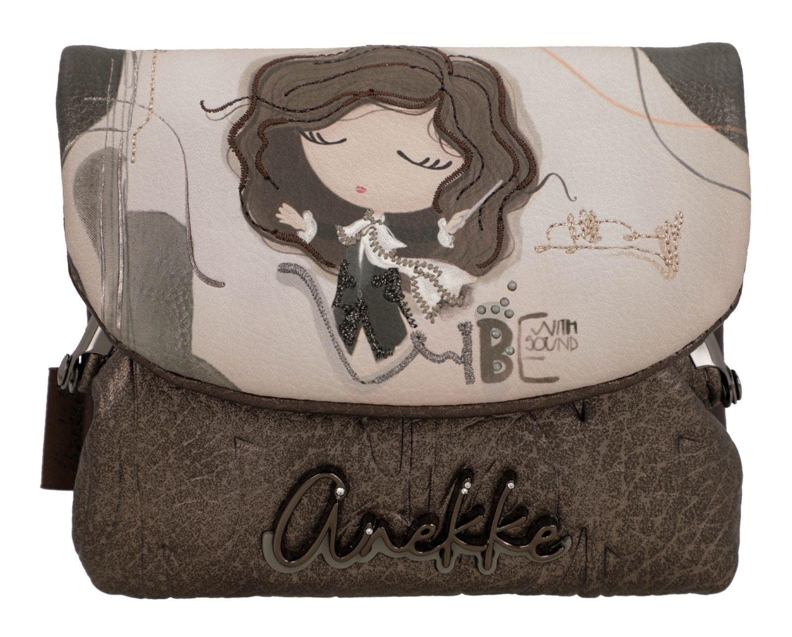 Anekke Orchestra Purse With Flap Multicolor