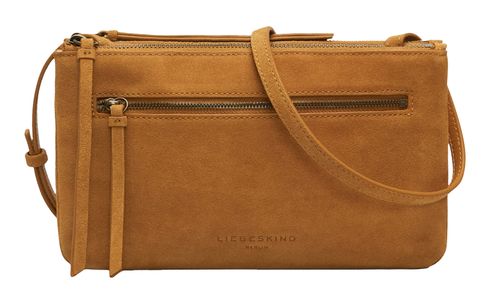 LIEBESKIND BERLIN Zena Double Crossbody Bag S Honey Suede
