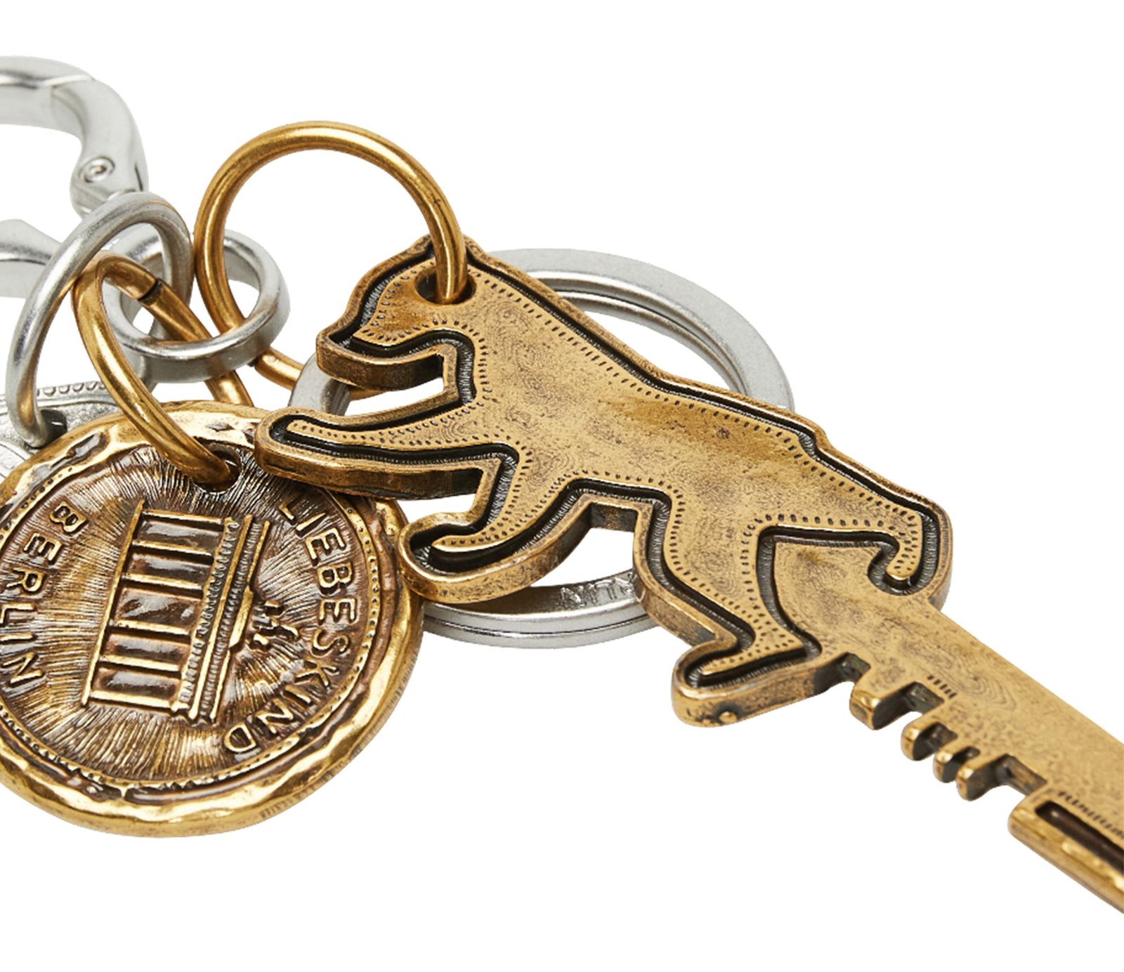 LIEBESKIND BERLIN Bear Keyring American Silver LIEBESKIND BERLIN Bear Keyring American Silver