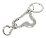 LIEBESKIND BERLIN Heart Keyring American Silver