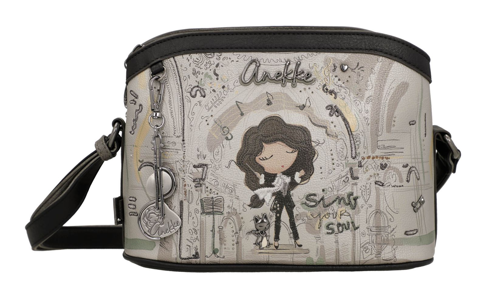 Anekke Orchestra 3 Compartment Crossbody Bag Multicolor
