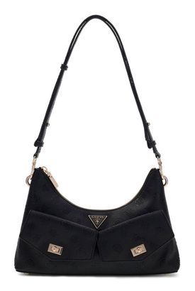 GUESS Blake Convertible Shoulder Bag Black Logo