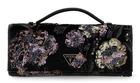 GUESS Tasmin Top Handle Clutch Black Multi