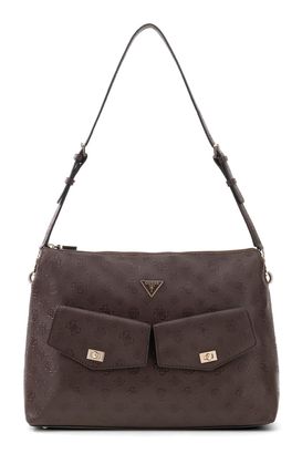 GUESS Blake Hobo Brown Logo