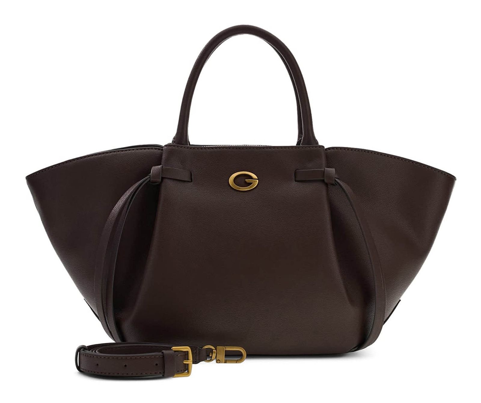 GUESS Allegra Girlfriend Satchel Brown