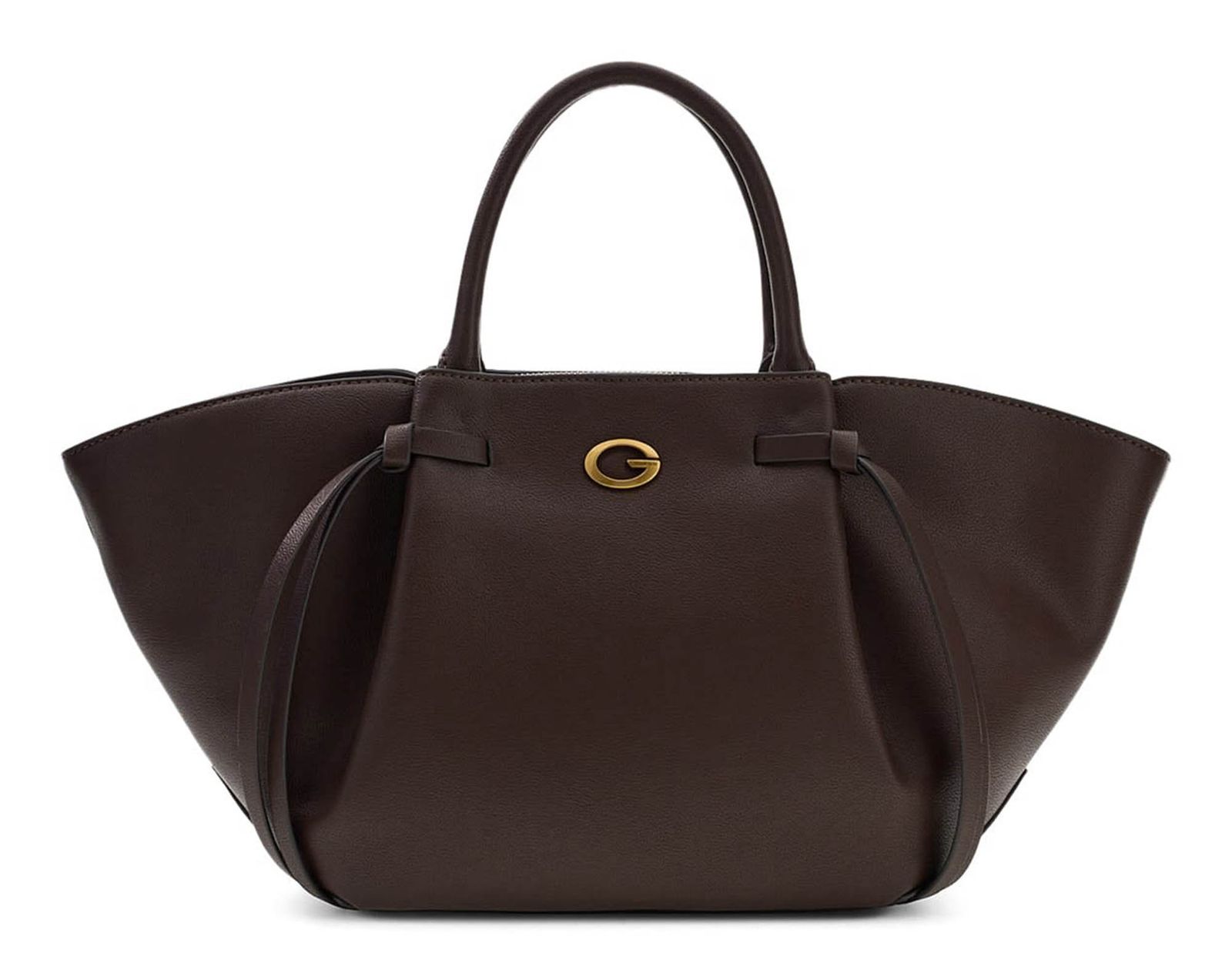 GUESS Allegra Girlfriend Satchel Brown GUESS Allegra Girlfriend Satchel Brown