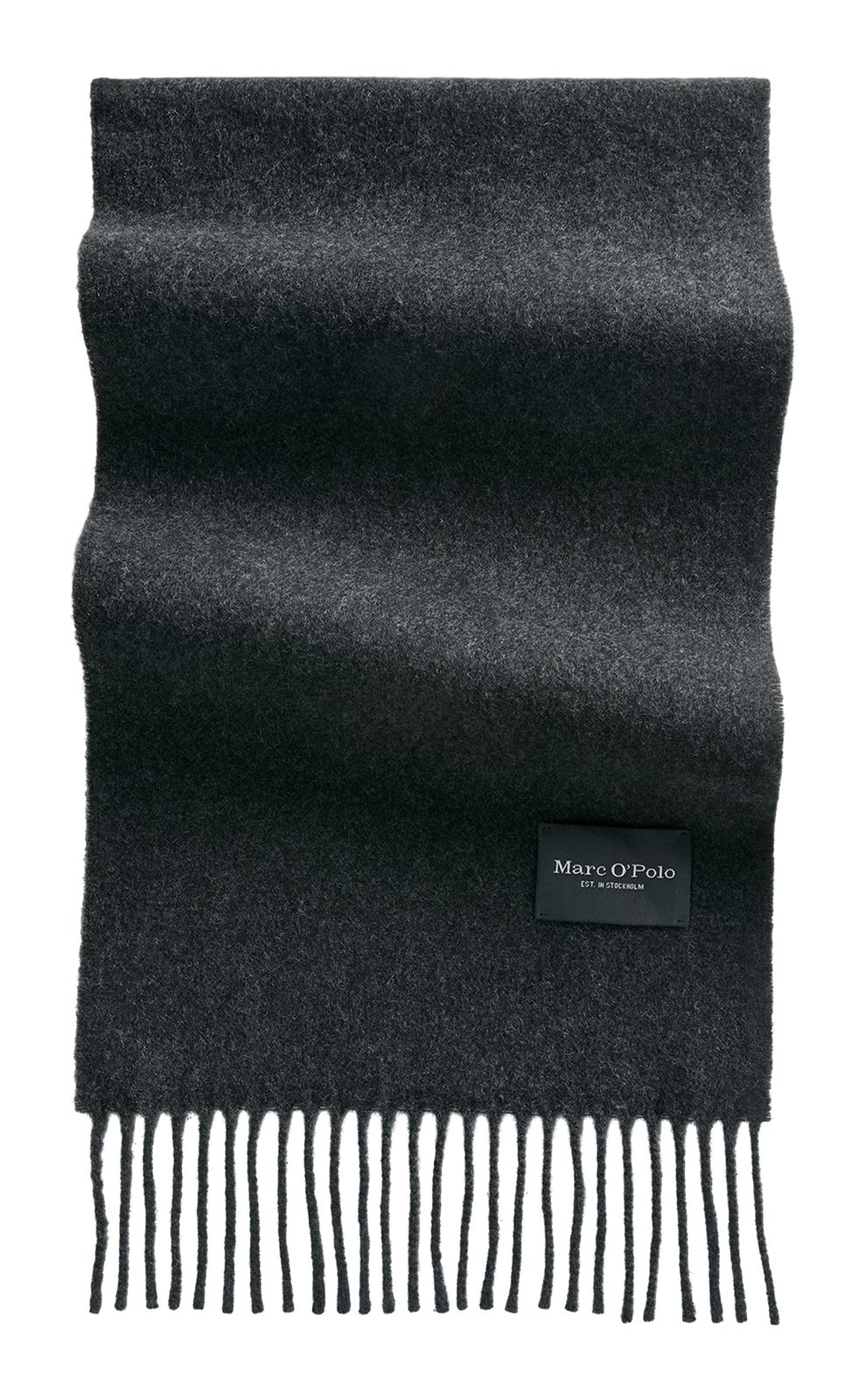 Marc O'Polo Woven Scarf Dark Grey Melange