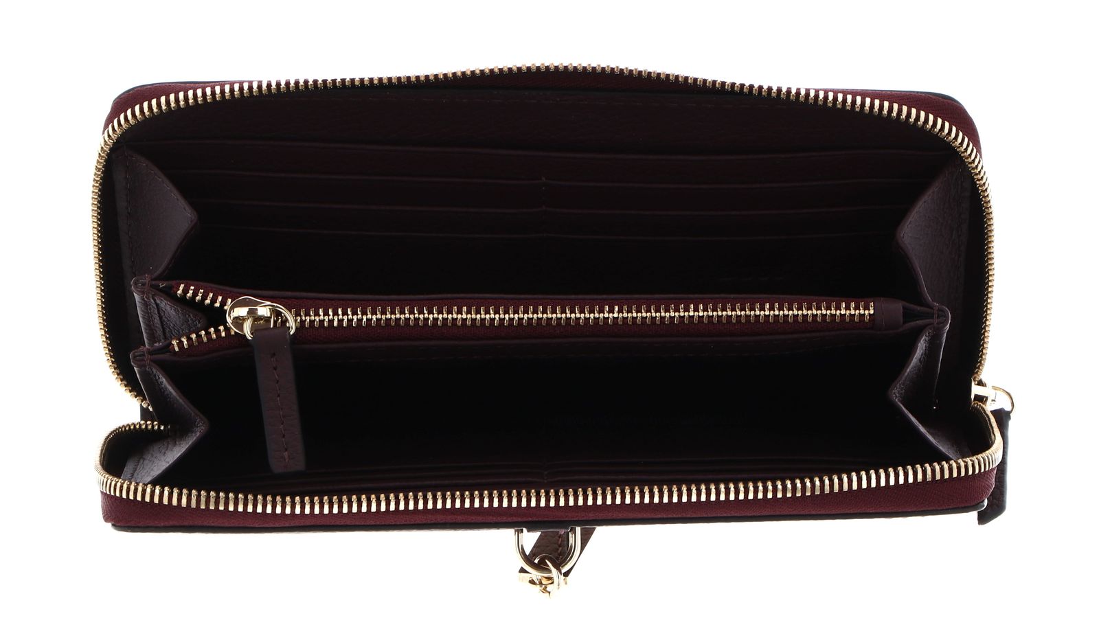 BOSS Ameline Ziparound Wallet Open Purple BOSS Ameline Ziparound Wallet Open Purple