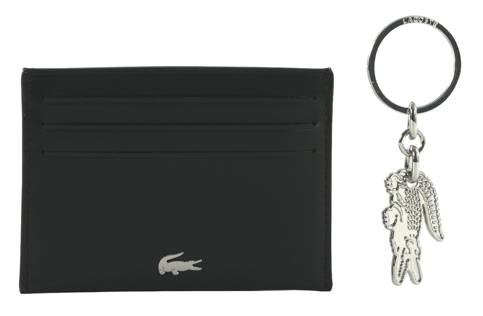 LACOSTE CC Key Ring Box Noir