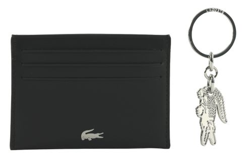 LACOSTE CC Key Ring Box Noir LACOSTE CC Key Ring Box Noir