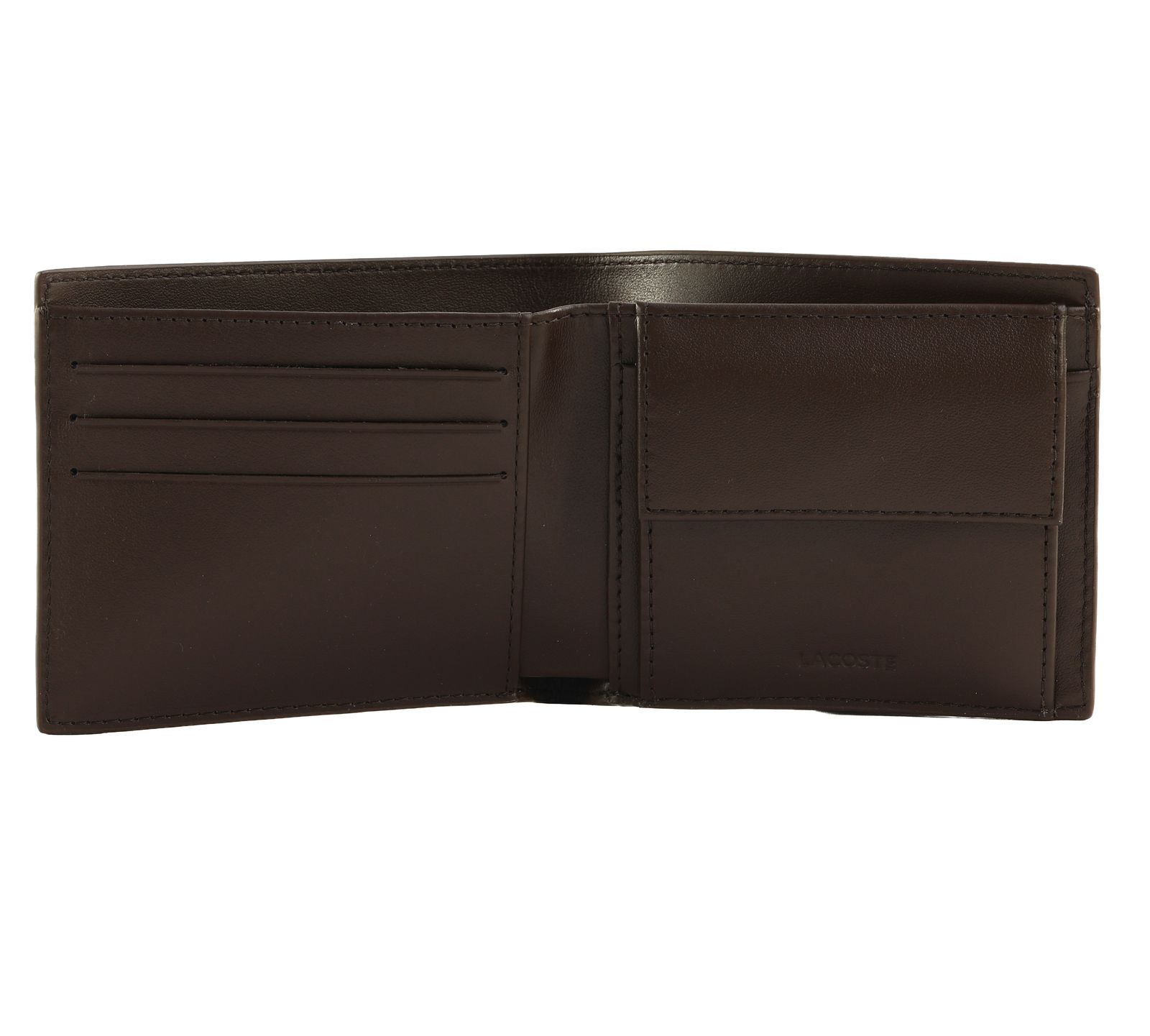 LACOSTE FG Billfold & Coin M Coffee Bean LACOSTE FG Billfold & Coin M Coffee Bean
