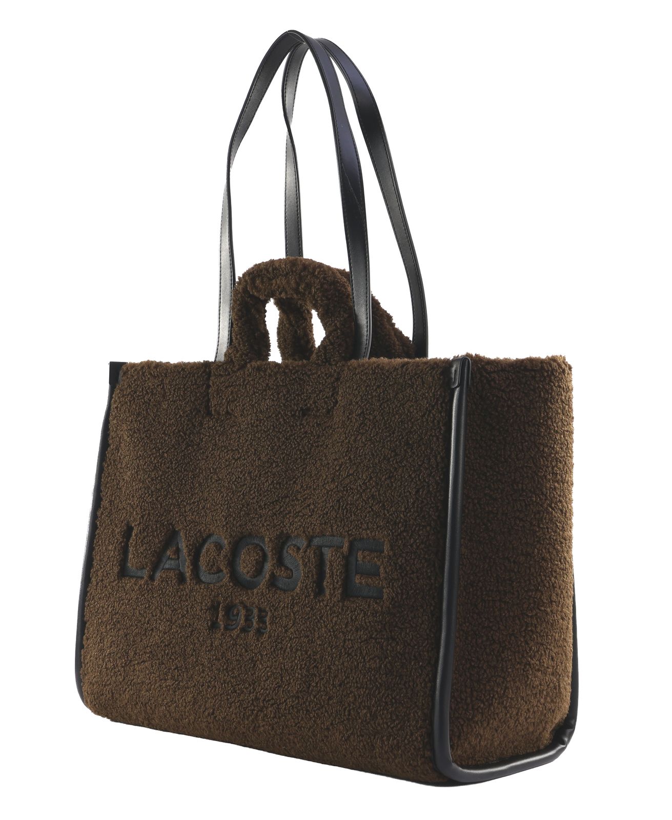 LACOSTE Shopping Bag L Brown Noir LACOSTE Shopping Bag L Brown Noir