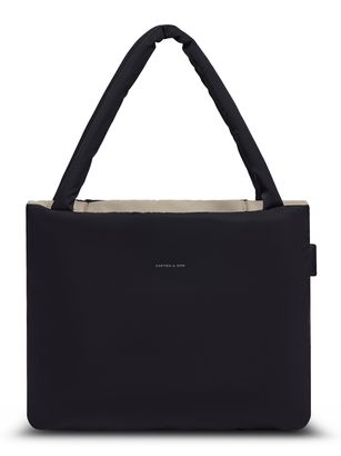 Kapten & Son Norva 2in1 Shopper Black / Sandstone