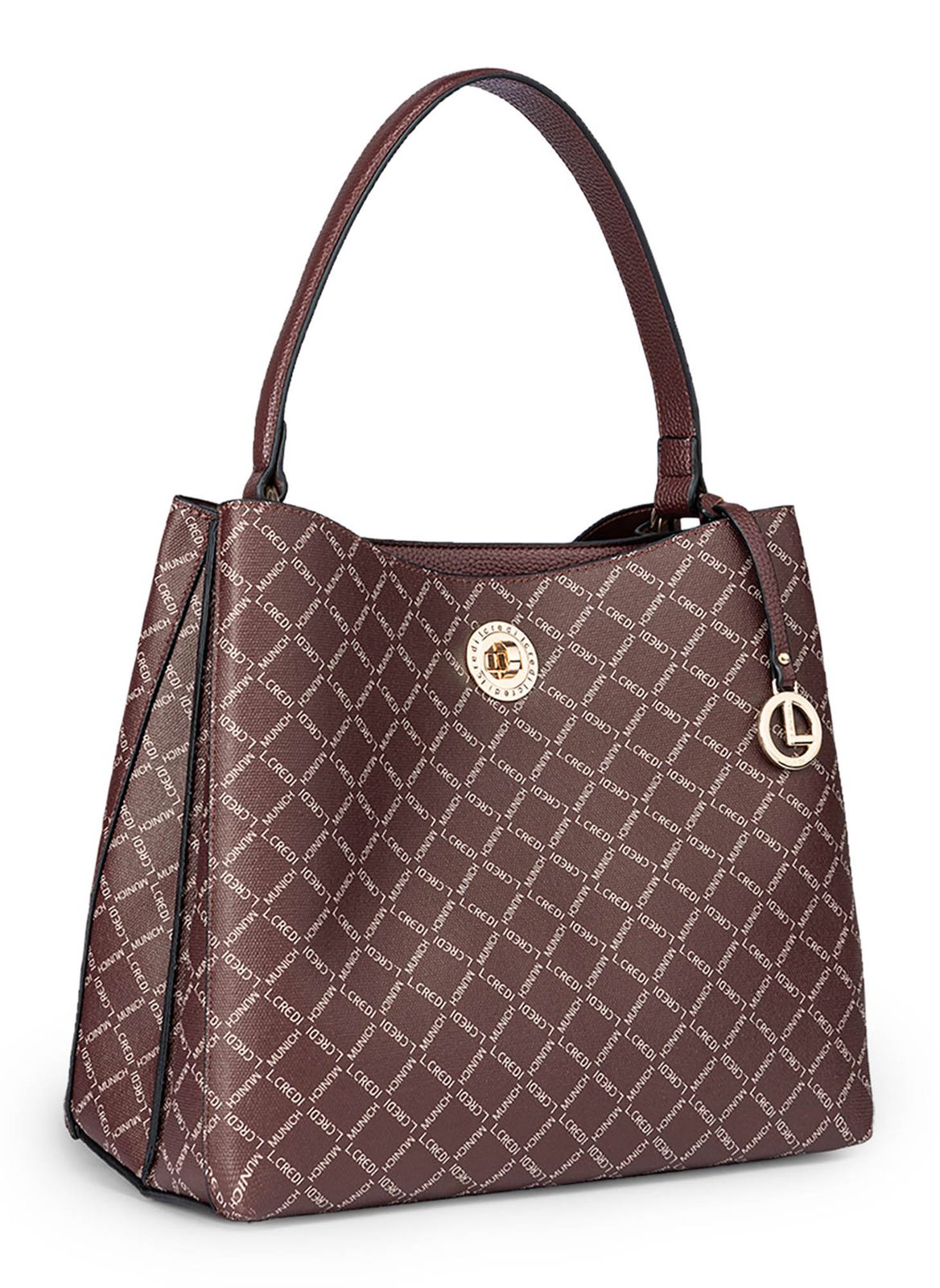 L.CREDI Filiberta Hobo Bag Chocolate L.CREDI Filiberta Hobo Bag Chocolate