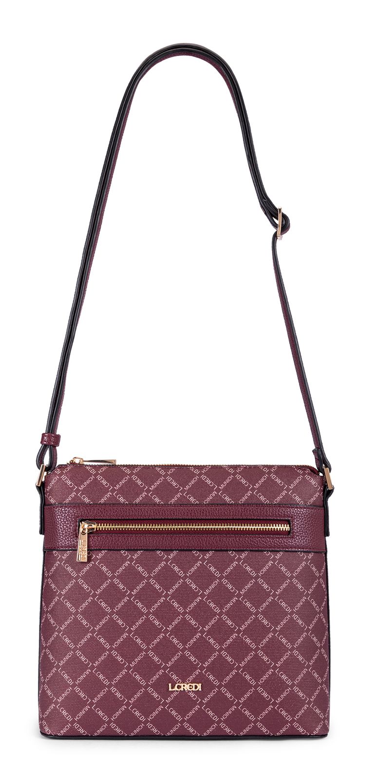 L.CREDI Filiberta Crossbody Bag Cherry Shade