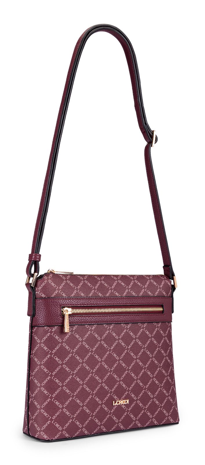 L.CREDI Filiberta Crossbody Bag Cherry Shade L.CREDI Filiberta Crossbody Bag Cherry Shade