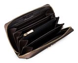 L.CREDI Filiberta Zip Around Wallet Chocolate L.CREDI Filiberta Zip Around Wallet Chocolate