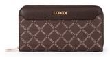 L.CREDI Filiberta Zip Around Wallet L Chocolate L.CREDI Filiberta Zip Around Wallet L Chocolate