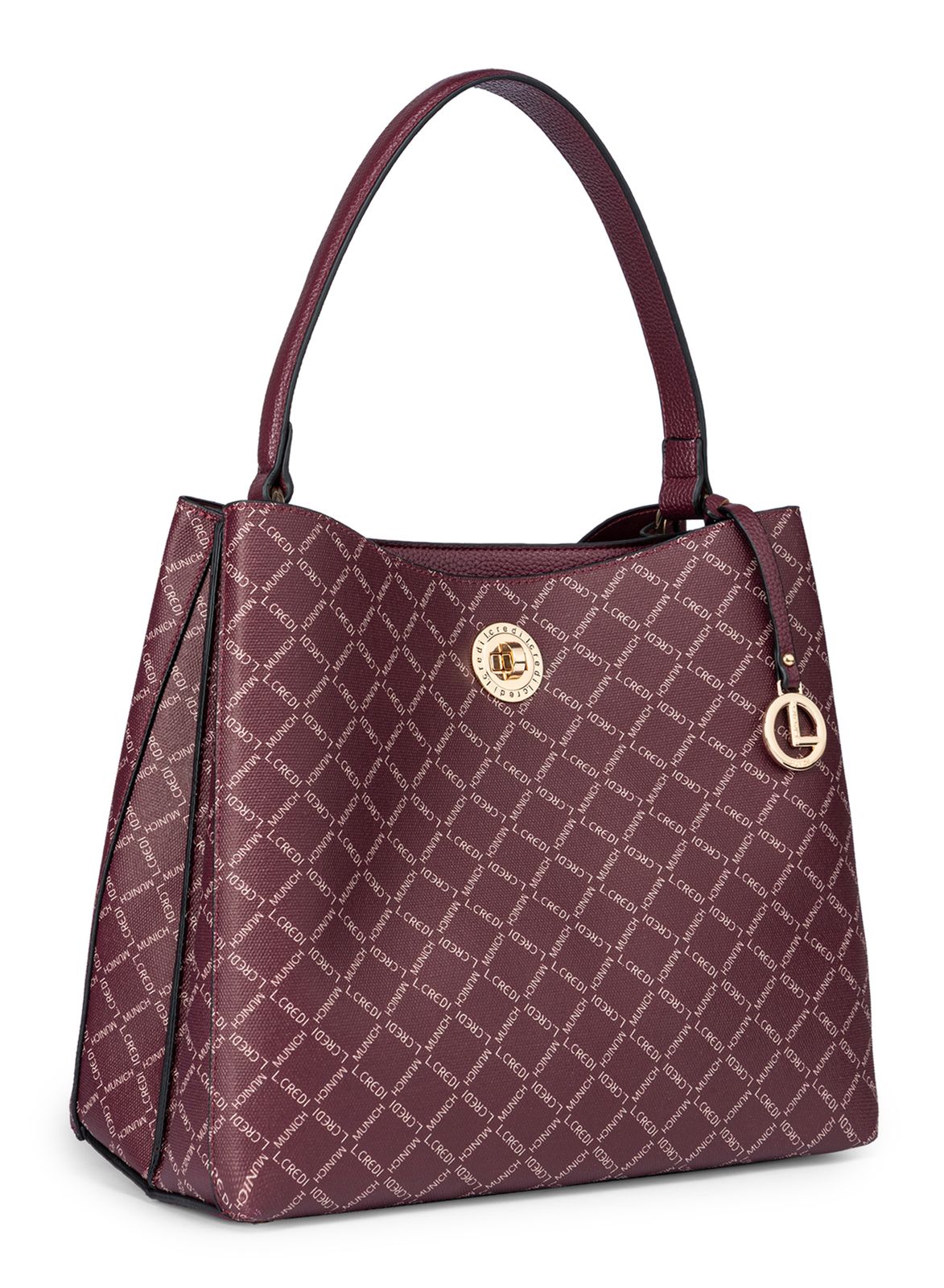 L.CREDI Filiberta Hobo Bag Cherry Shade L.CREDI Filiberta Hobo Bag Cherry Shade