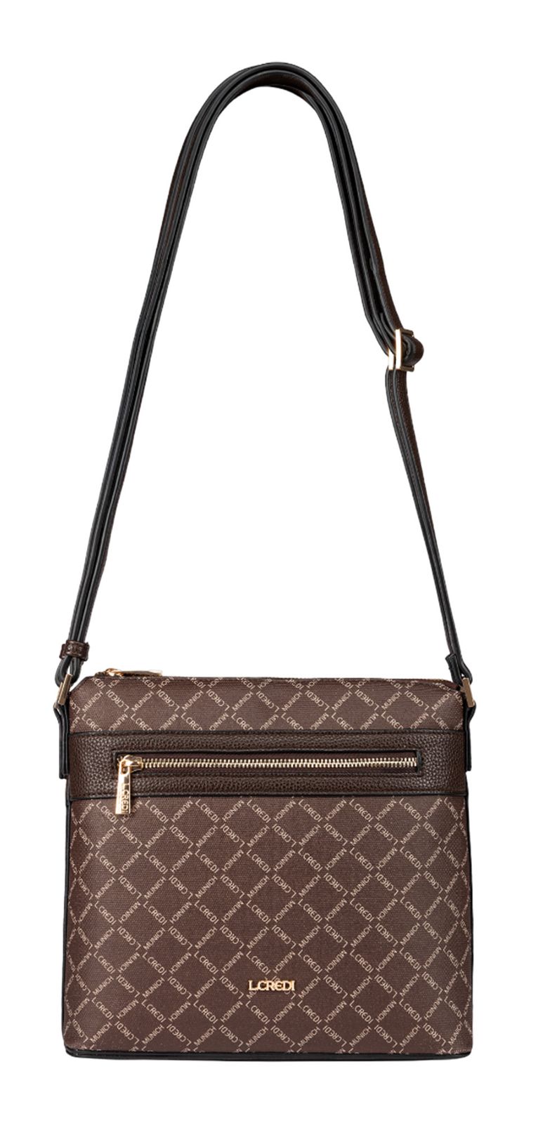 L.CREDI Filiberta Crossbody Bag Chocolate