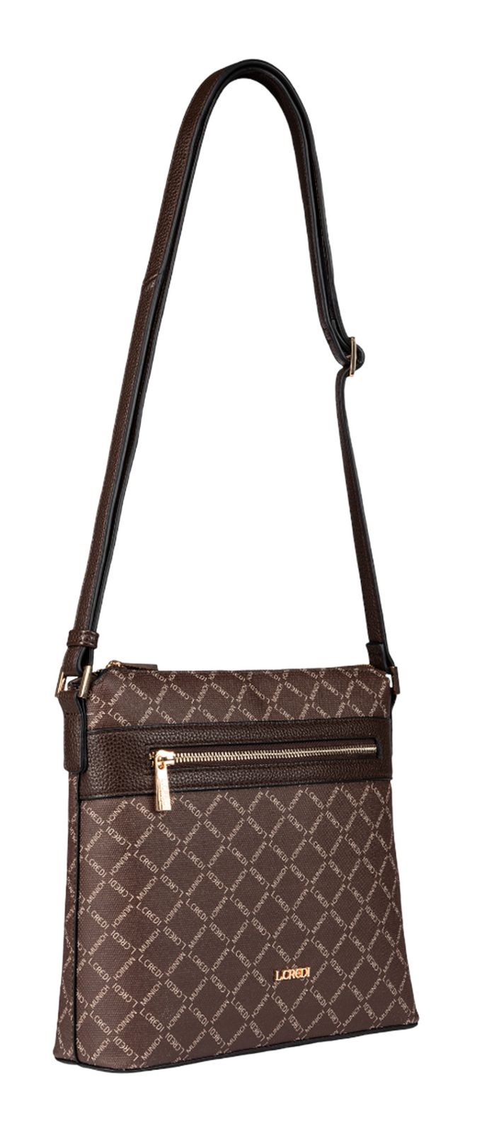 L.CREDI Filiberta Crossbody Bag Chocolate L.CREDI Filiberta Crossbody Bag Chocolate