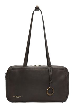 LIEBESKIND BERLIN Claire II Vintage Pebble Satchel Bag M Deep Soil