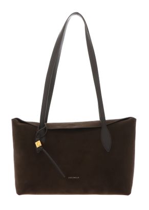 COCCINELLE Thess Handbag Suede Le. / Grained Le. Fango / Fango