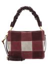 COCCINELLE Boheme Vichy Patch Handbag Mu. Wi. Ros / Berry