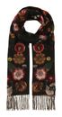 FRAAS Cashmink®-Scarf with floral Design True Red