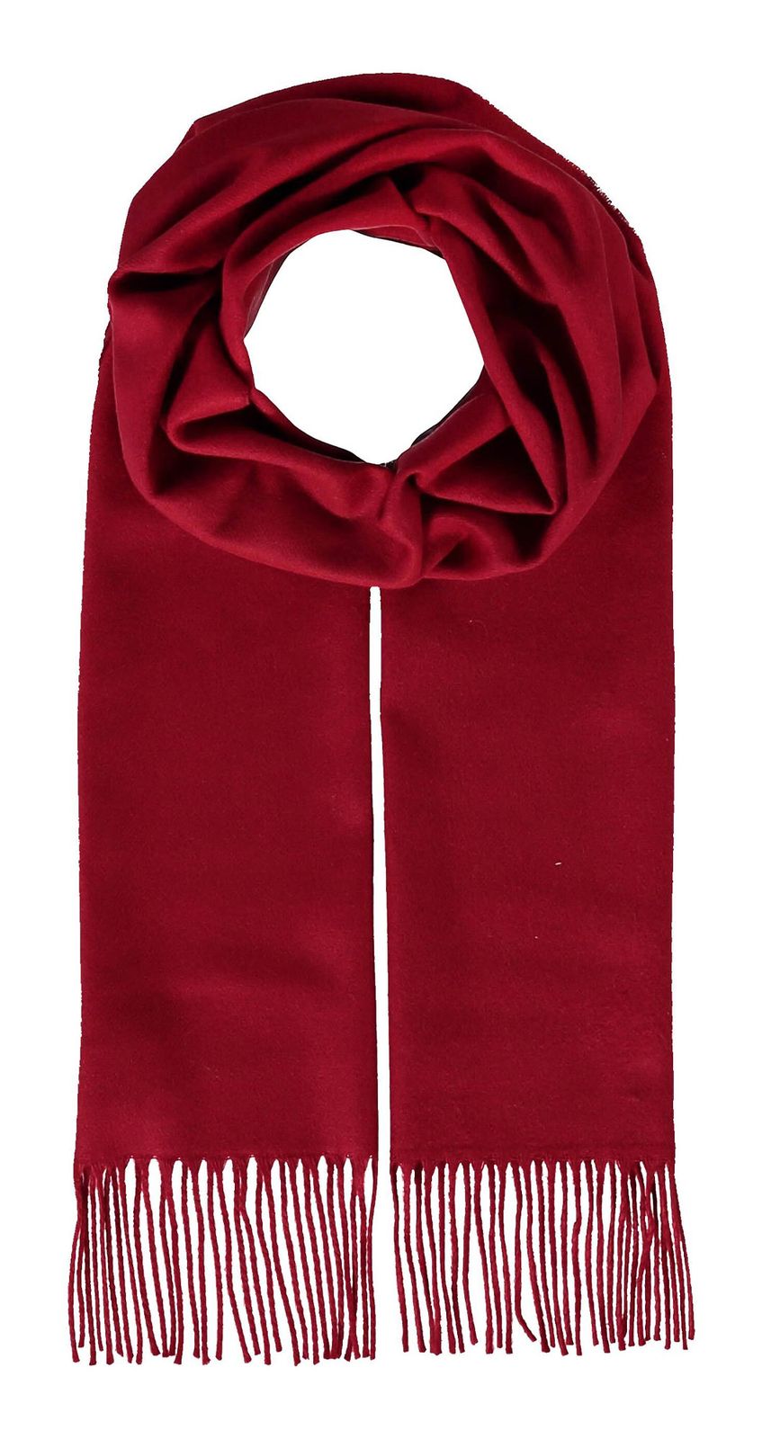FRAAS Cashmink® Scarf with Fringes True Red