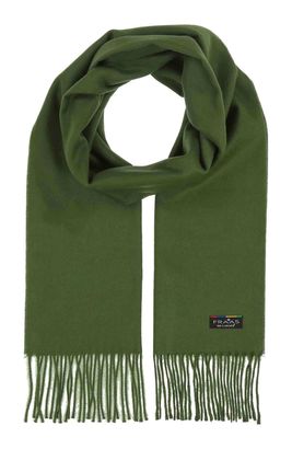 FRAAS Cashmink® Scarf with Fringes Safari Green FRAAS Cashmink® Scarf with Fringes Safari Green
