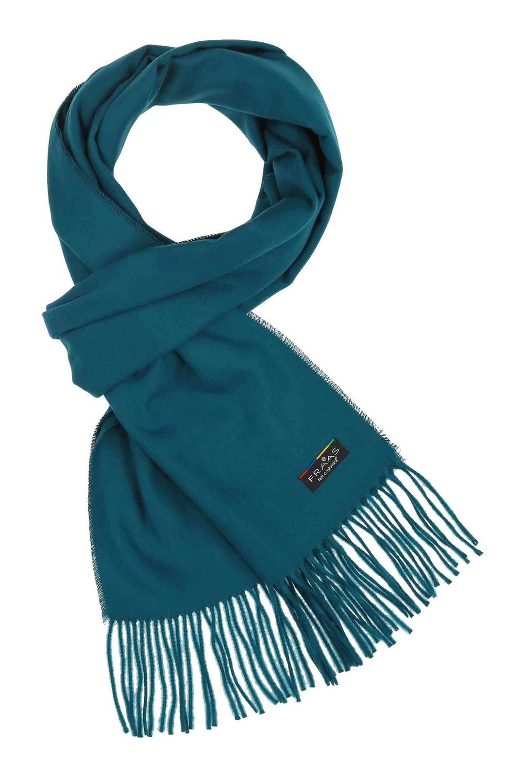 FRAAS Cashmink® Scarf with Fringe Crystal Teal FRAAS Cashmink® Scarf with Fringe Crystal Teal