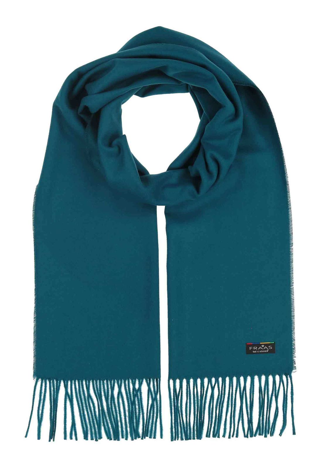 FRAAS Cashmink® Scarf with Fringe Crystal Teal