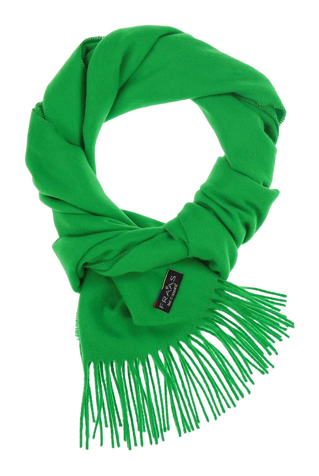 FRAAS Cashmink® Scarf with Fringe Cyber Green FRAAS Cashmink® Scarf with Fringe Cyber Green