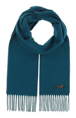 FRAAS Cashmink® Scarf with Fringes Dark Petrol