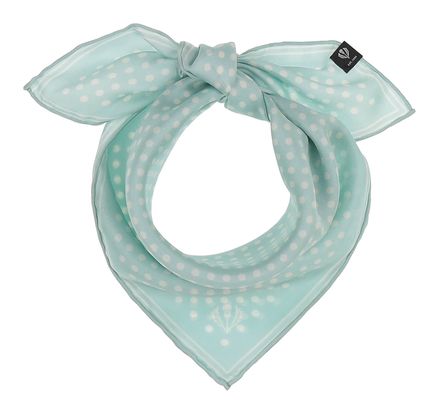 FRAAS Classic Square Made of Pure Silk Misty Blue