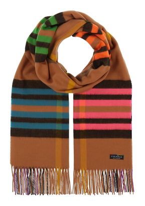 FRAAS Cashmink® Scarf with FRAAS Plaid Soft Camel FRAAS Cashmink® Scarf with FRAAS Plaid Soft Camel