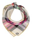 FRAAS Nicki Silk Stole With Fraas Plaid Karo Honest White FRAAS Nicki Silk Stole With Fraas Plaid Karo Honest White