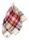 FRAAS Nicki Silk Stole With Fraas Plaid Karo Honest White FRAAS Nicki Silk Stole With Fraas Plaid Karo Honest White