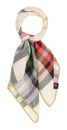FRAAS Nicki Silk Stole With Fraas Plaid Karo Honest White FRAAS Nicki Silk Stole With Fraas Plaid Karo Honest White