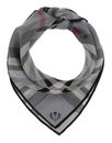 FRAAS Nicki Silk Stole With Fraas Plaid Karo Grey