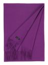 FRAAS Cashmink® Scarf with Fringe Royal Purple