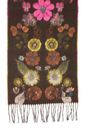 FRAAS Cashmink®-Scarf with floral Design Brownie FRAAS Cashmink®-Scarf with floral Design Brownie