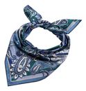 ROECKL Check Paisley 53x53 Multi Emerald