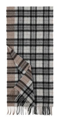 ROECKL Stripe Tartan 40x180 Black / Grey ROECKL Stripe Tartan 40x180 Black / Grey