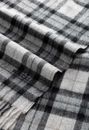 ROECKL Stripe Tartan 40x180 Black / Grey ROECKL Stripe Tartan 40x180 Black / Grey