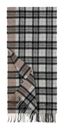 ROECKL Stripe Tartan 40x180 Black / Grey ROECKL Stripe Tartan 40x180 Black / Grey