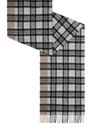 ROECKL Stripe Tartan 40x180 Black / Grey ROECKL Stripe Tartan 40x180 Black / Grey